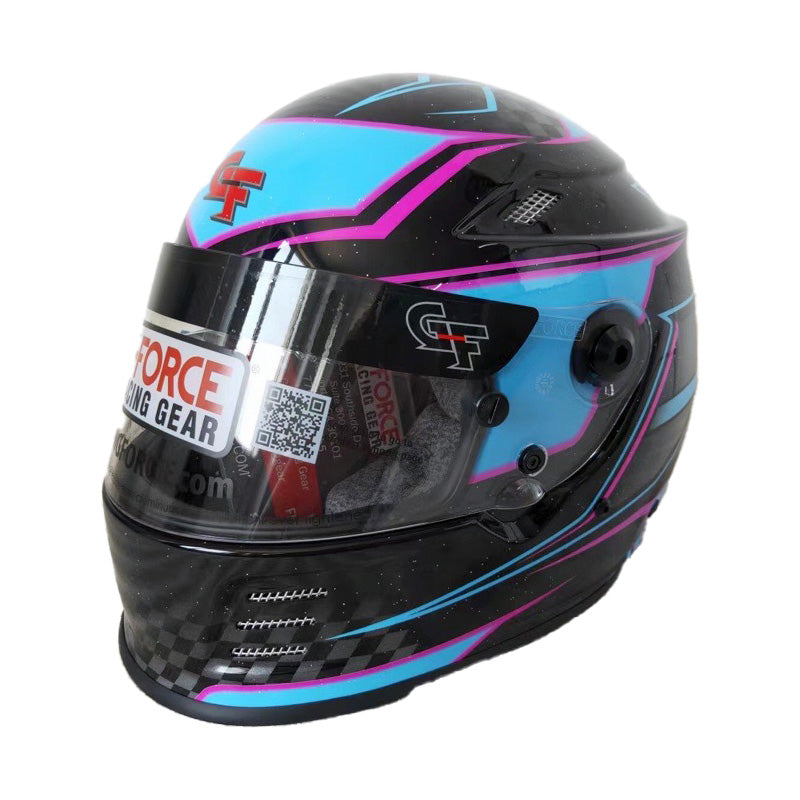 force motorcycle helmets G-Force #13005LRGBU Helmet Revo Graphics LRG Blue SA2020