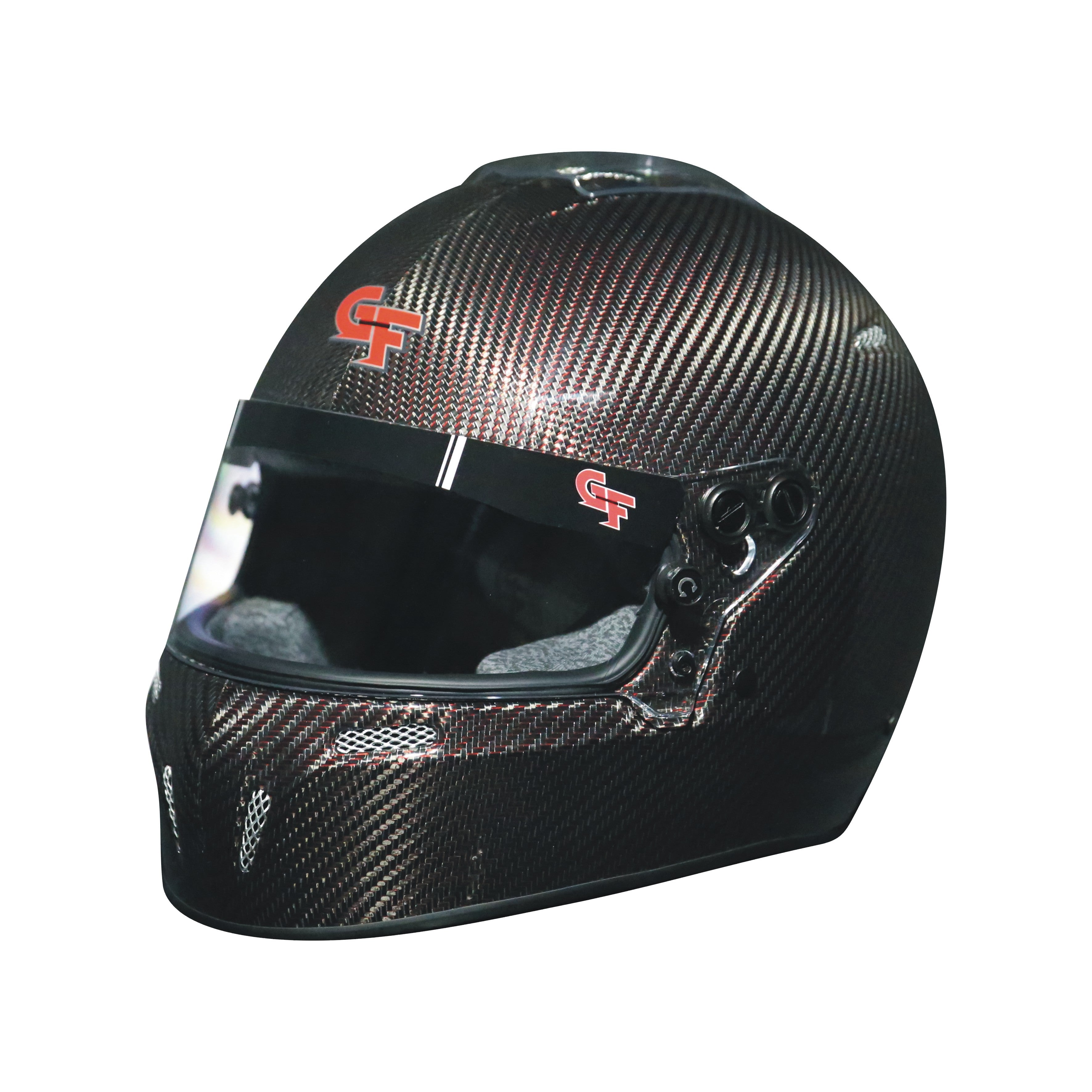 G-FORCE 14104LRGRD Helmet, Nighthawk Carbon Fusion SA2020, Large, Carbon Red